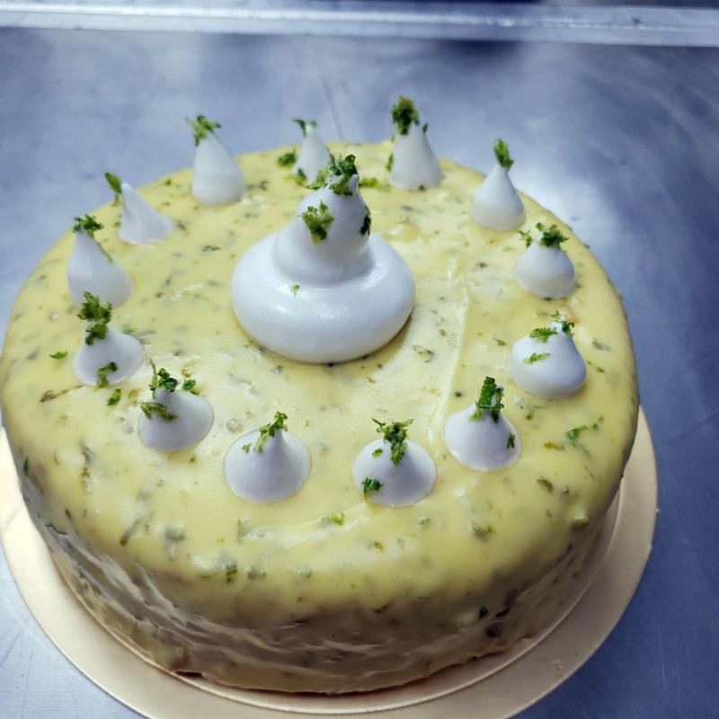 檸檬雪泡生乳蛋糕